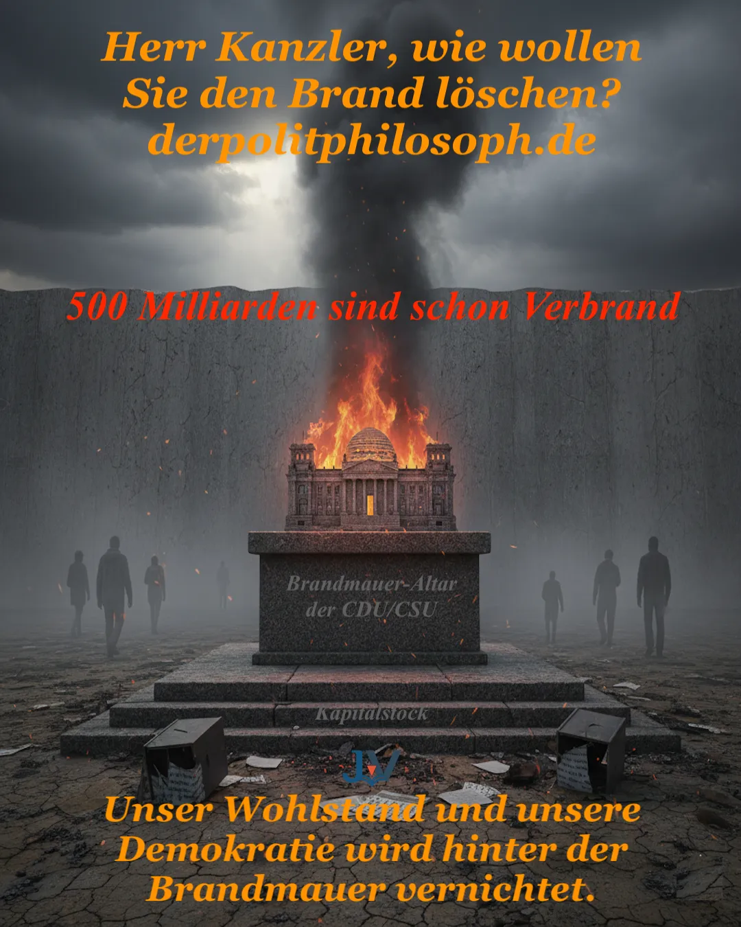 Die belagerte Brandmauer
